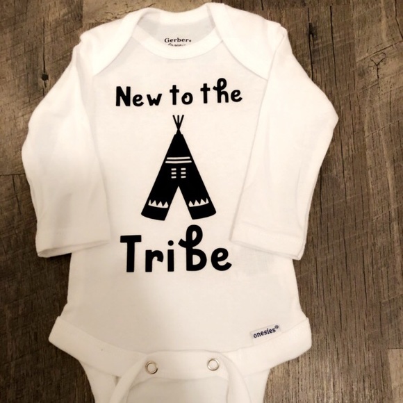 new to the tribe onesie